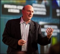 Microsoft’s Ballmer Pushes the Cloud