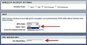 Configuring WPA security on wireless router