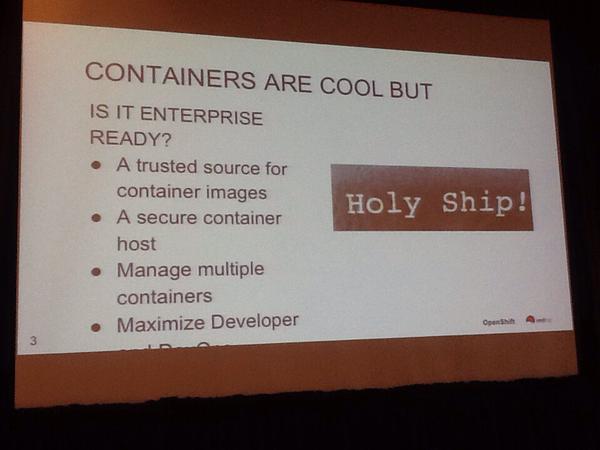 An Evening with Containers