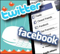 Twitter Growth Plateaus, Facebook Surges