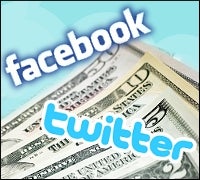Facebook and Twitter
