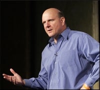 Microsoft's Steve Ballmer