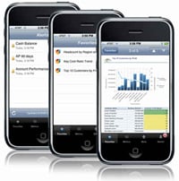 Oracle, Salesforce.com Apps Now on iPhone