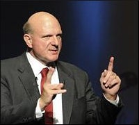 Microsoft CEO Steve Ballmer speaks in Cannes