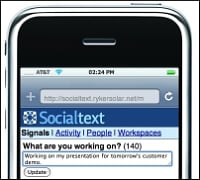 Socialtext Mobile Delivers Broader Access