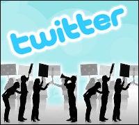 Twitter protest